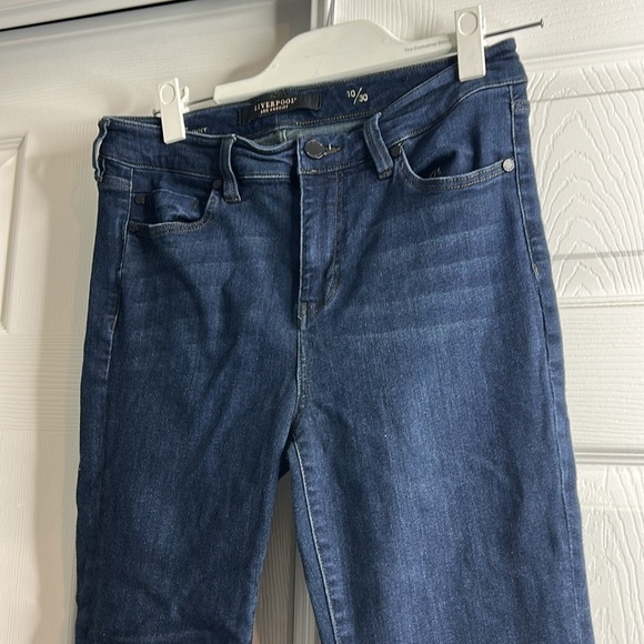 Liverpool The Ankle Skinny Dark Wash Blue Jeans 10/30 - Picture 3 of 7